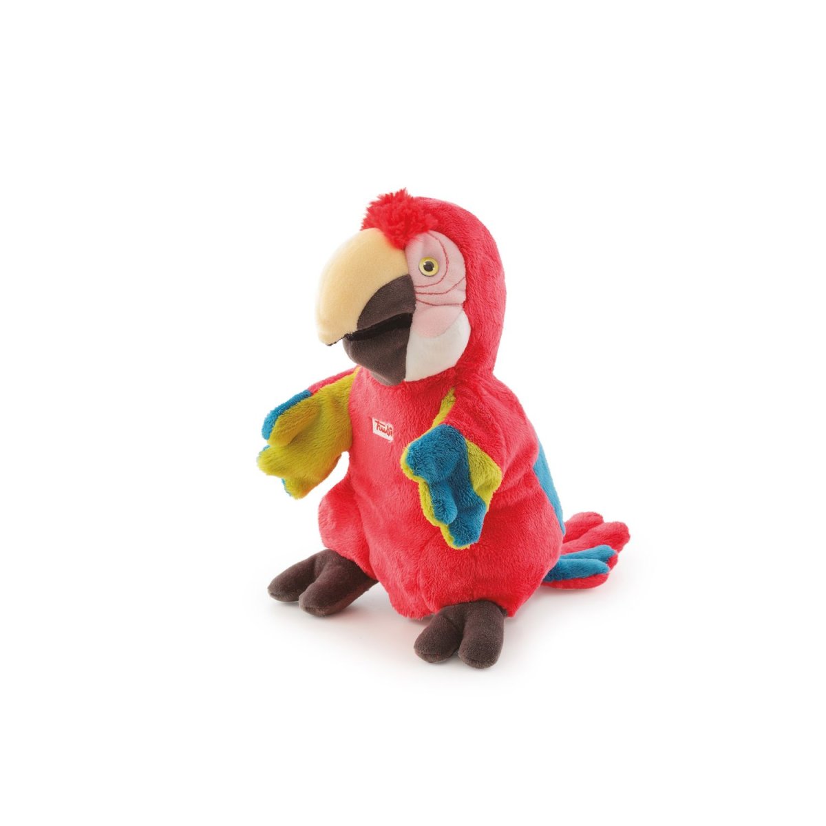 Peluche Marionetta Pappagallo 24 cm
