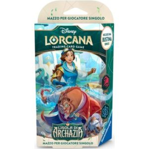 Disney Lorcana: Isola di Archazia – Mazzo Iniziale Rubino & Zaffiro – 8+