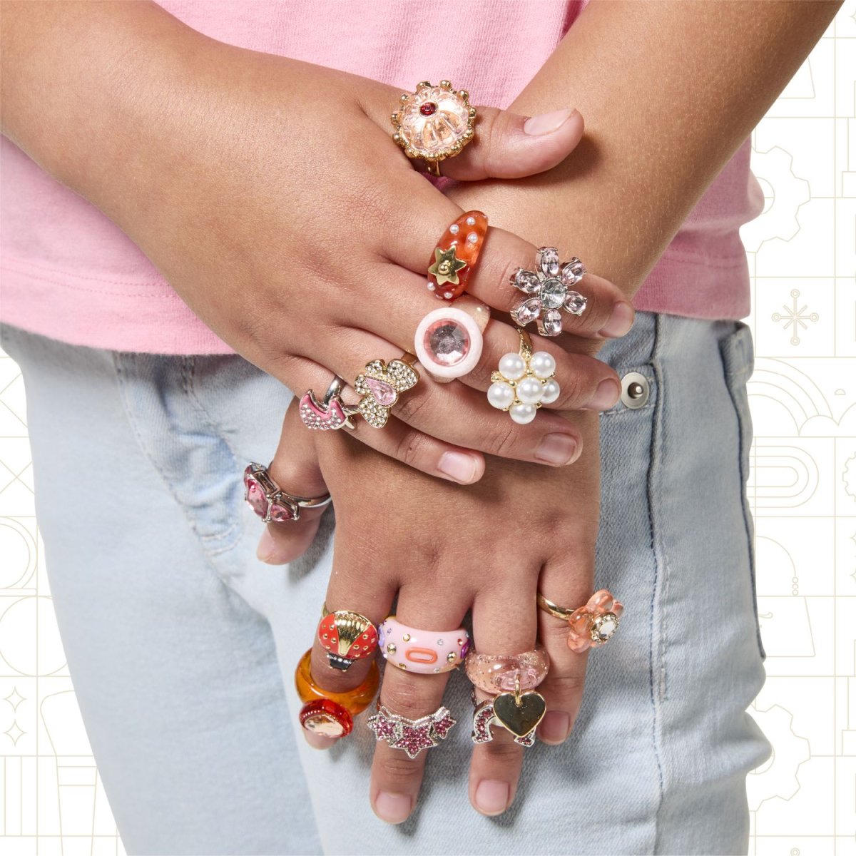 Set di 15 anelli Tiny Glam - immagine 5