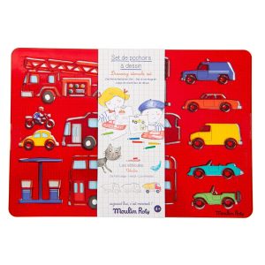 Set di stencil – Veicoli  – Moulin Roty
