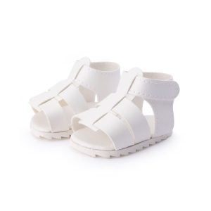 Sandali bianchi per My FAO Doll 40 cm
