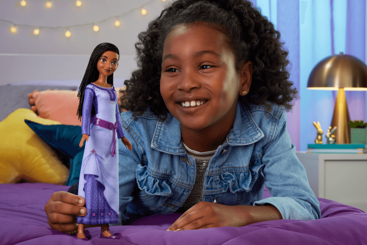 Disney Wish – Asha Di Rosas, Bambola Snodata Con Capelli Intrecciati e Accessori - immagine 8