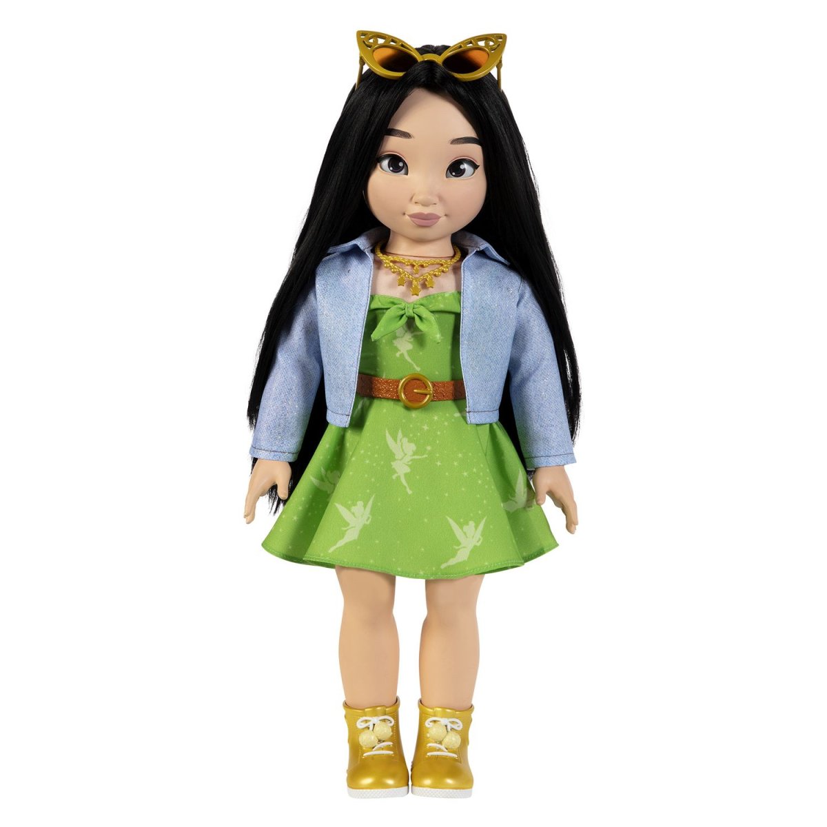 Bambola ispirata a Trilly con capelli lunghi e accessori 46 cm