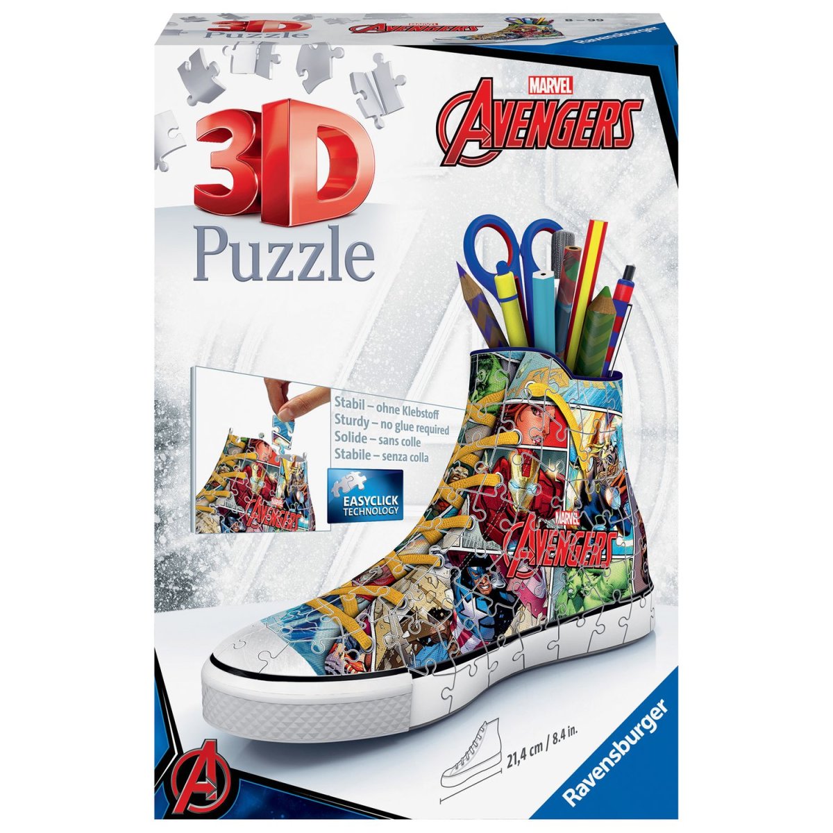 Ravensburger puzzle 3D Sneaker Avengers 107 pezzi
