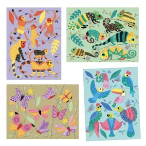 Kit artistico Coloured jungle