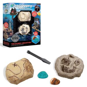 Kit paleontologo con 2 tesori