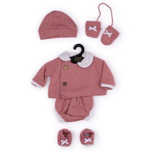 Completino in tricot rosa lampone per My FAO Doll 40cm