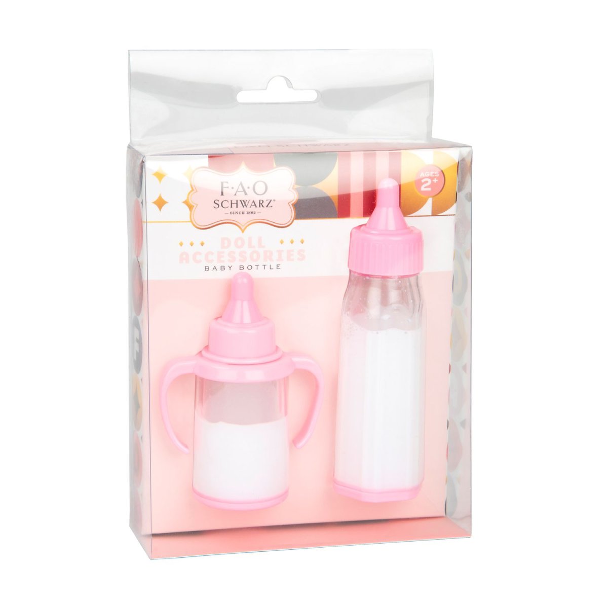 Set biberon rosa per My FAO Doll 40 cm