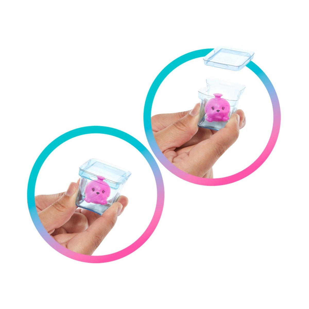 Barbie Pop reveal serie bubble tea, mango mochi profumata con cucciolo e 8 accessori, effetto cambia colore - immagine 5
