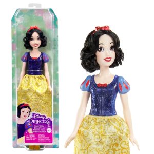 Biancaneve Bambola Snodata con capi e accessori scintillanti, Disney Princess