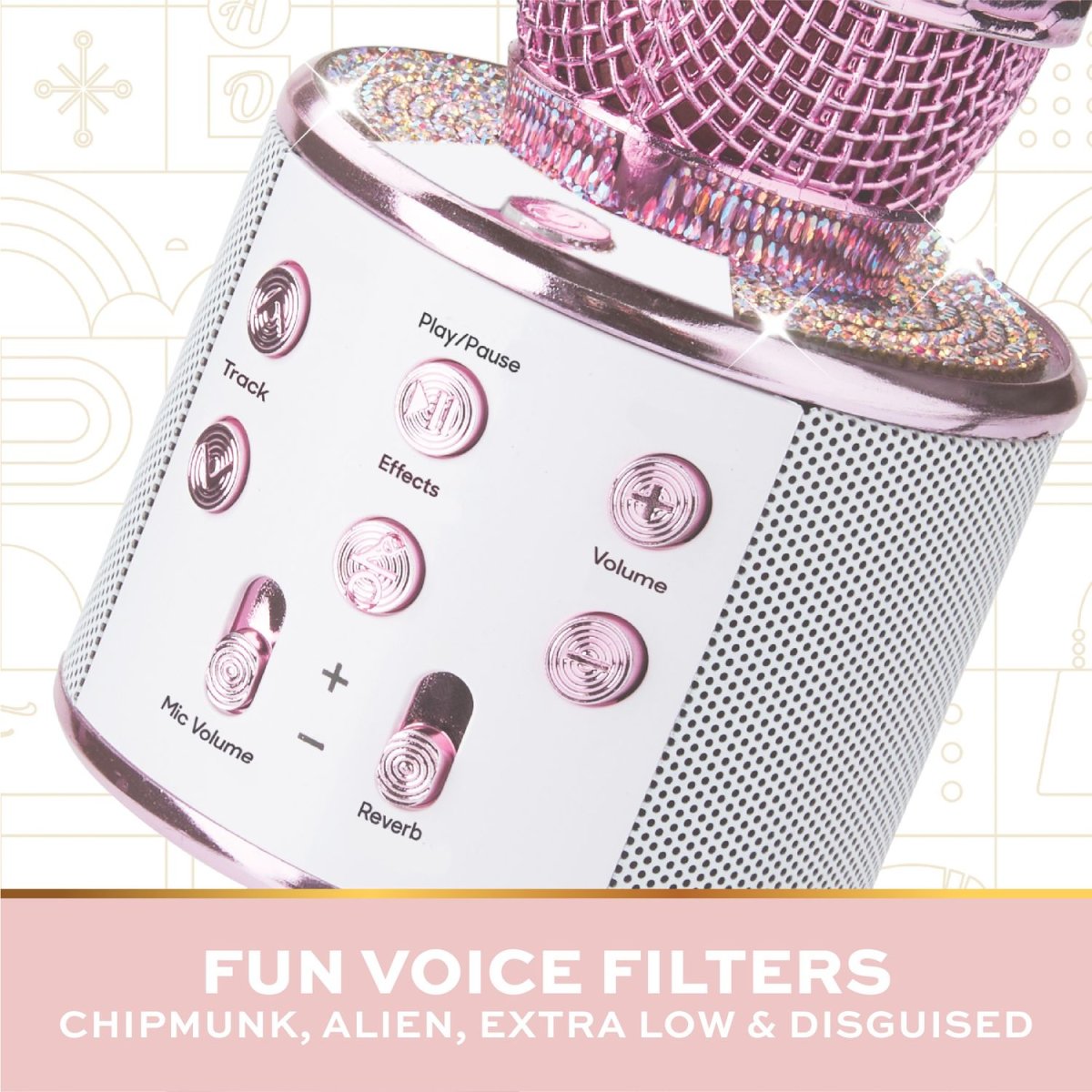 Microfono Karaoke Bluetooth con Effetti Vocali e Speaker - immagine 5