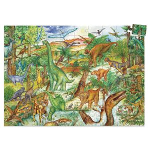 Puzzle Dinosaurs Booklet 100 pezzi