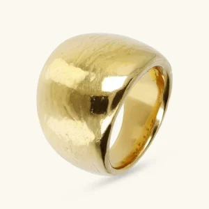 Anello a Fascia Graduato Martellato