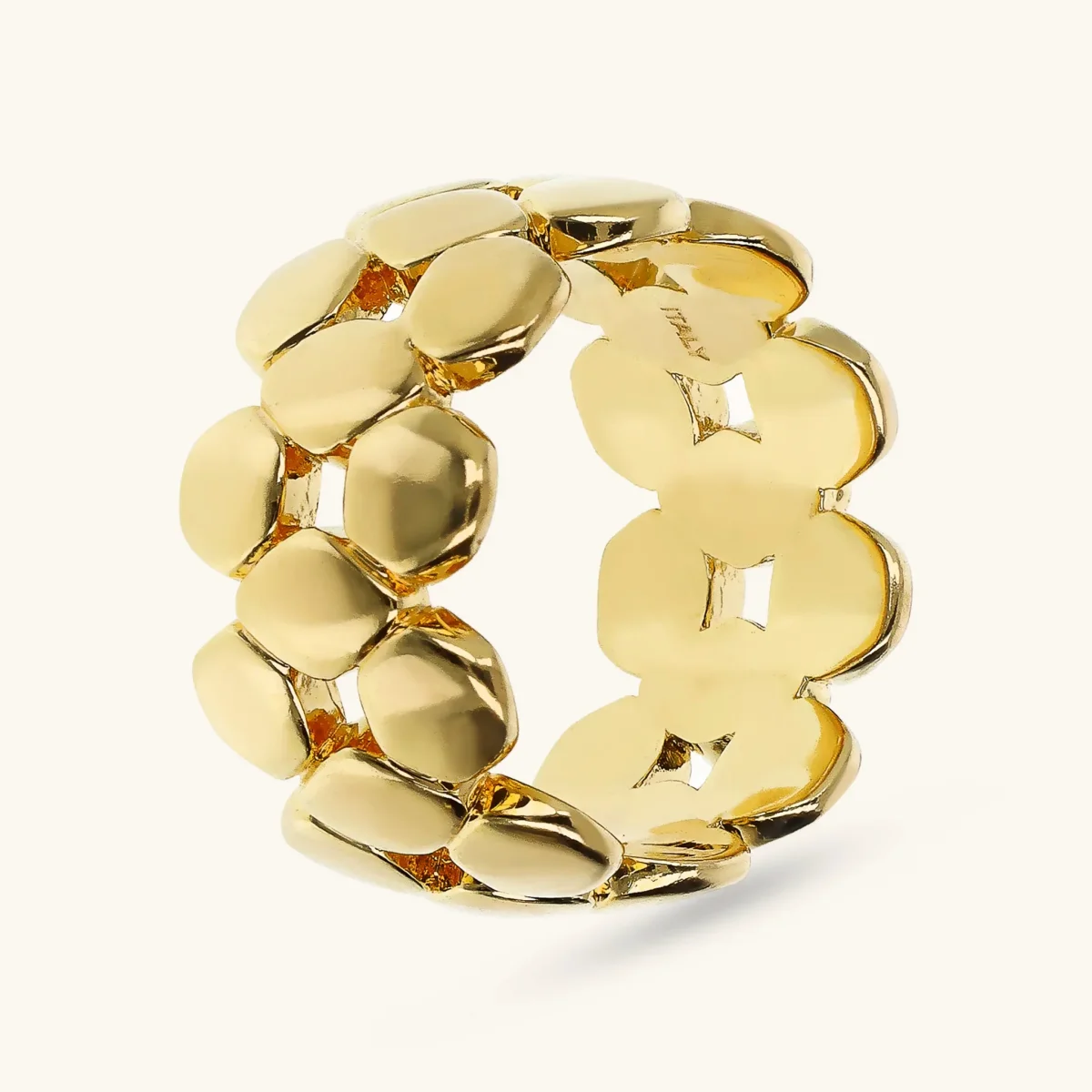 Anello a Fascia Geometrico