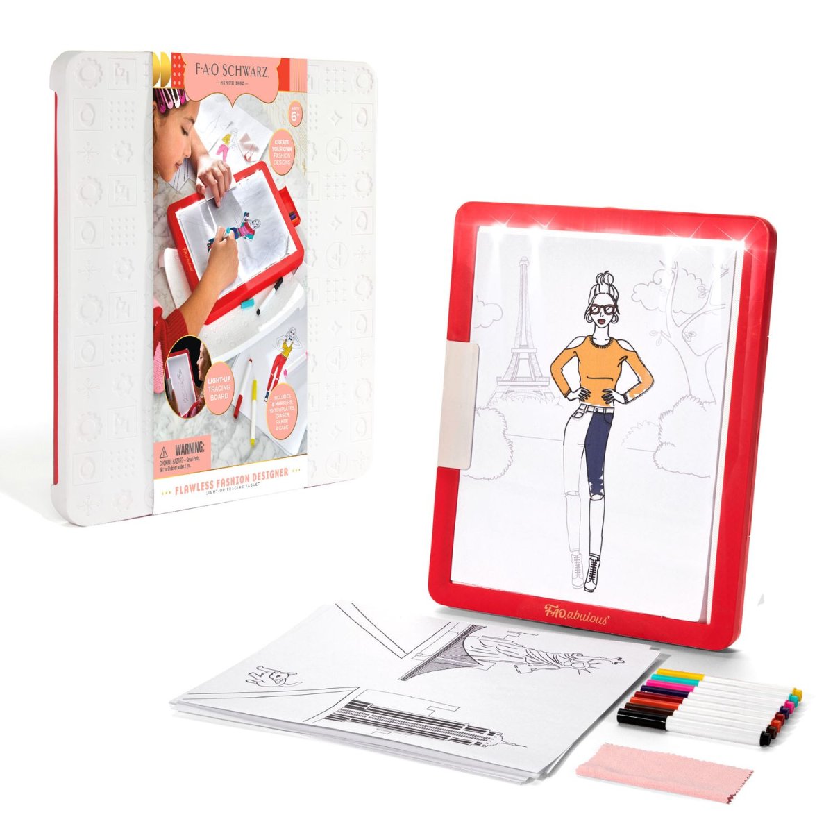 Tavoletta moda da ricalco Flawless Fashion Designer Light-Up