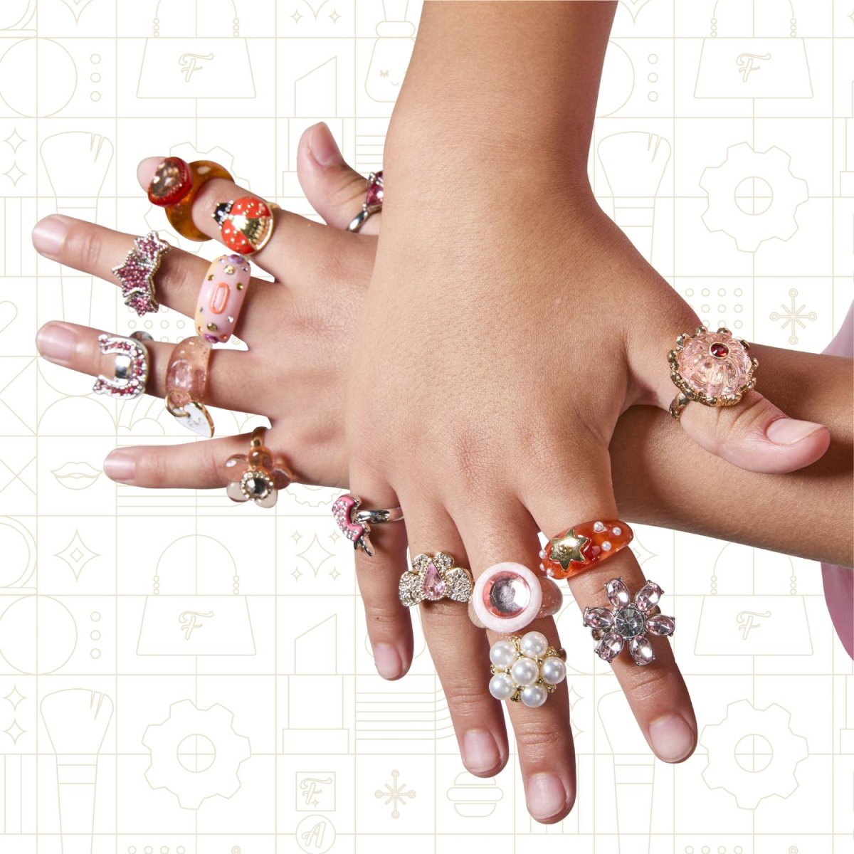 Set di 15 anelli Tiny Glam - immagine 6