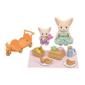 Set Picnic Al Sole, Sorella E Bebè Volpe Fennec Sylvanian Families