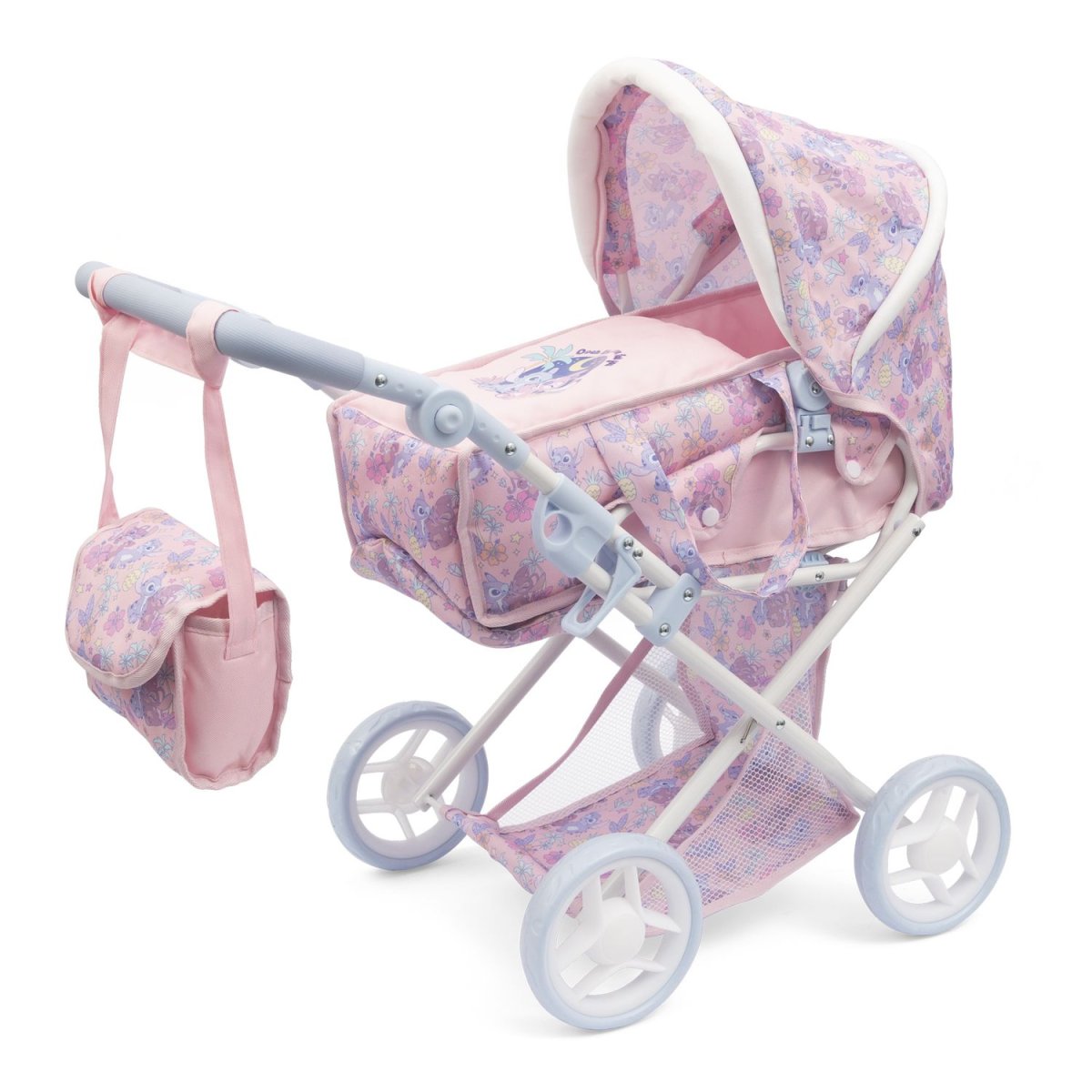 Carrozzina per bambole 3 in 1 Disney Stitch