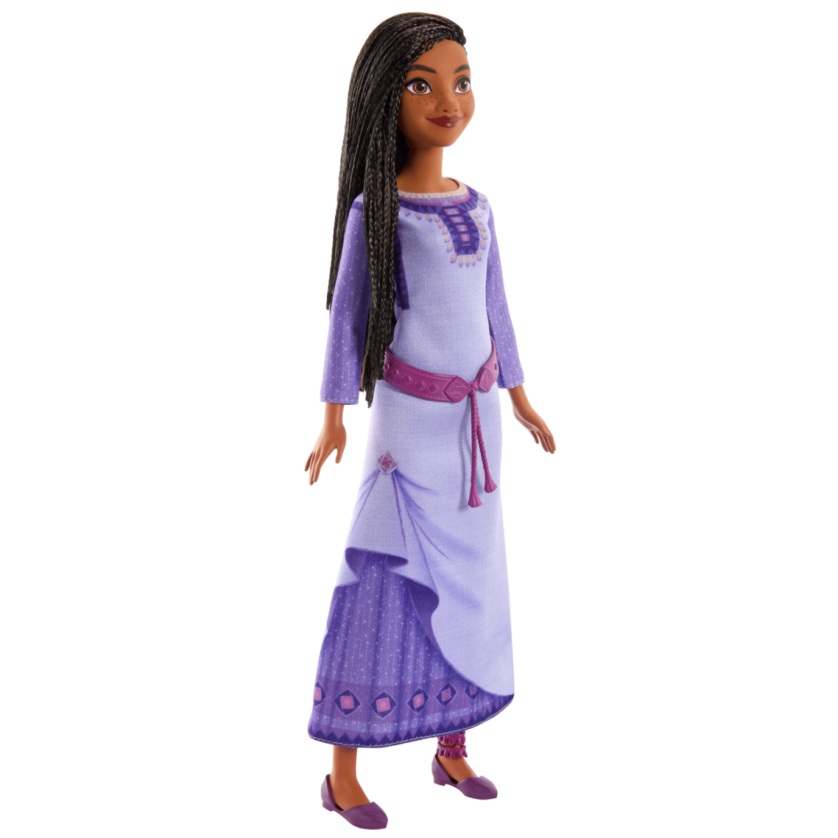 Disney Wish – Asha Di Rosas, Bambola Snodata Con Capelli Intrecciati e Accessori - immagine 6