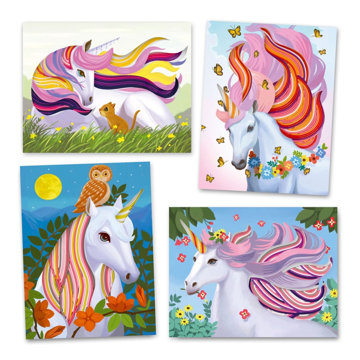 Set artistico con 4 illustrazioni Magic manes