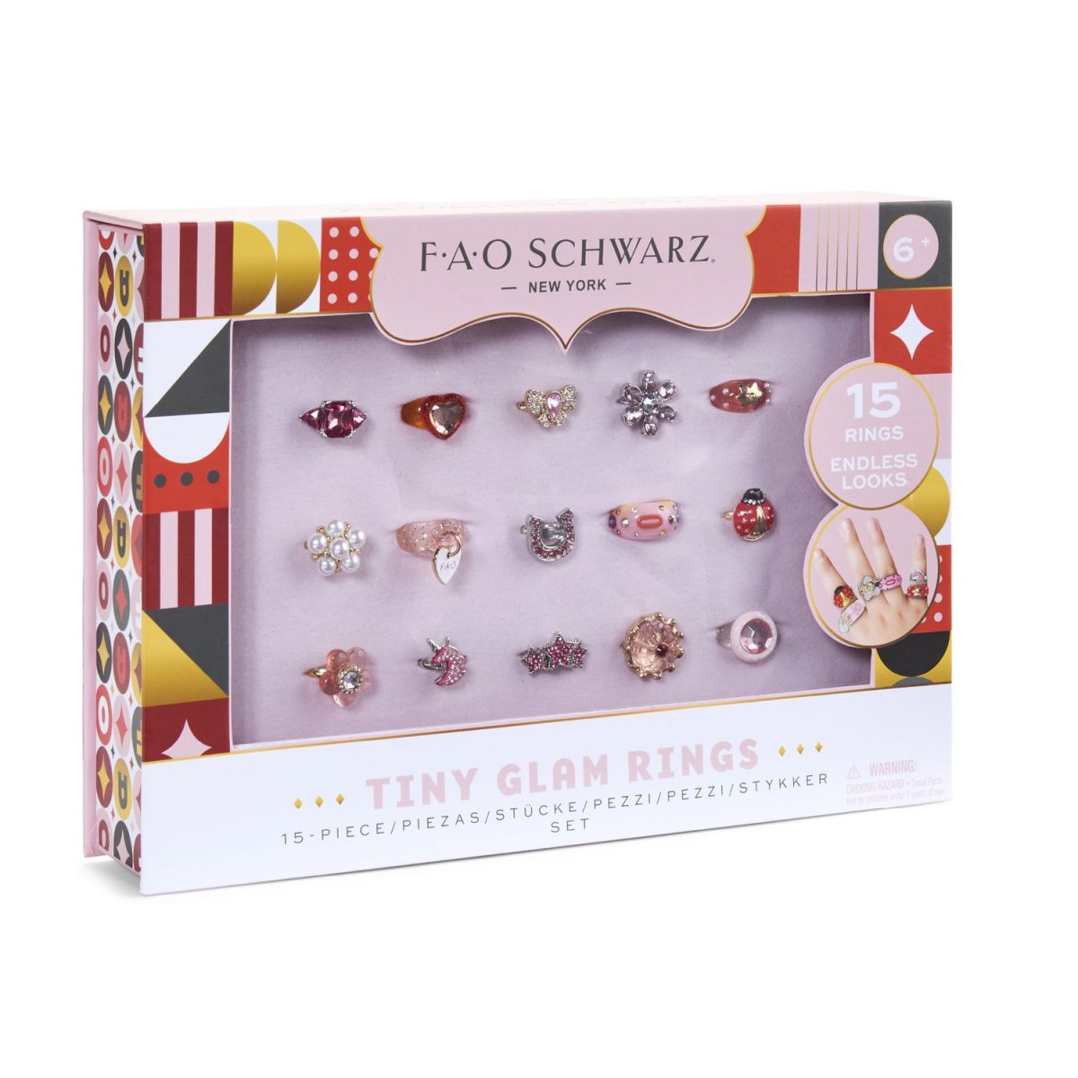 Set di 15 anelli Tiny Glam - immagine 8